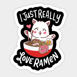 Anime Kawaii Ramen Sticker